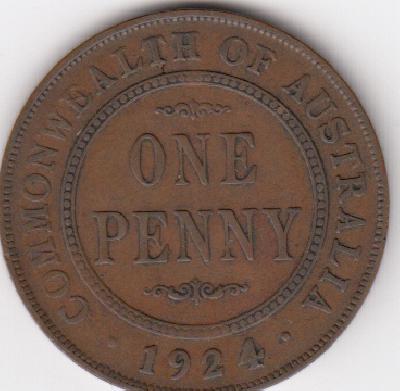 Beschrijving: 1 Penny GEORGIUS V 